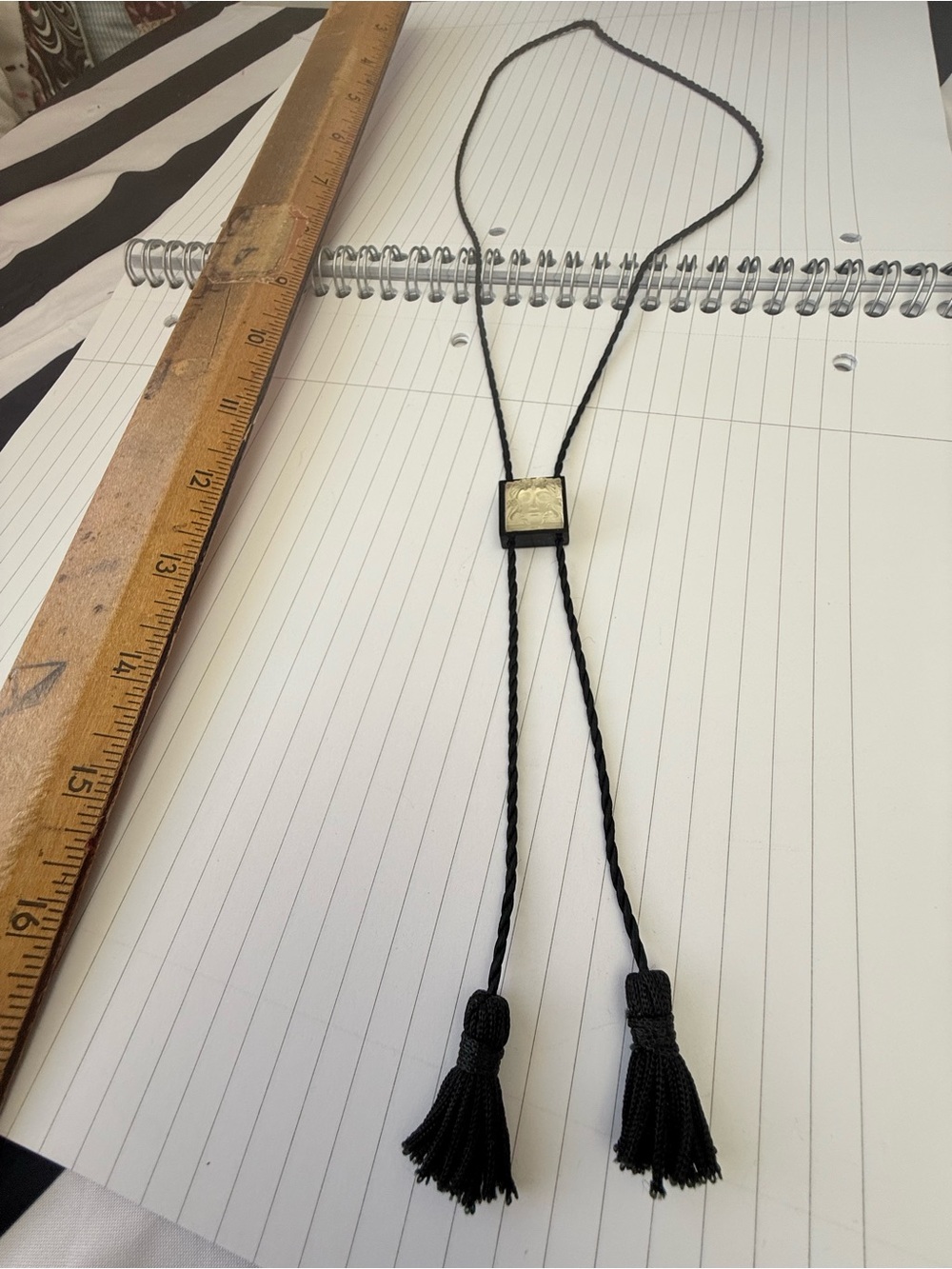 Lalique Braided Lariat Necklace - Picture 3 of 4